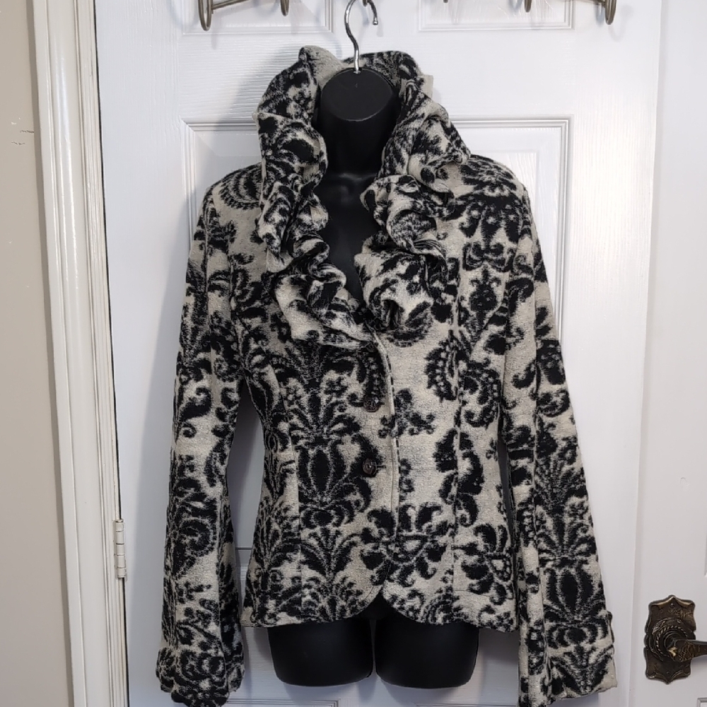 Rinascimento Italy Wool Blazer Size Large